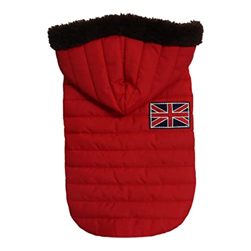 Winter Weihnachten Hundebekleidung Haustier Hund Daunenmantel Jacke Für Chihuahua Weiche Fellkapuze Cothing Für Kleine Mittlere Hundewelpen von MUPUKKR