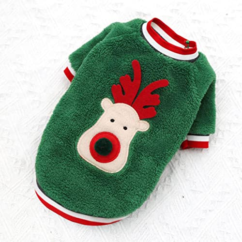 Winter Weihnachten Hundebekleidung Haustier Hund Daunenmantel Jacke Für Chihuahua Weiche Fellkapuze Cothing Für Kleine Mittlere Hundewelpen von MUPUKKR