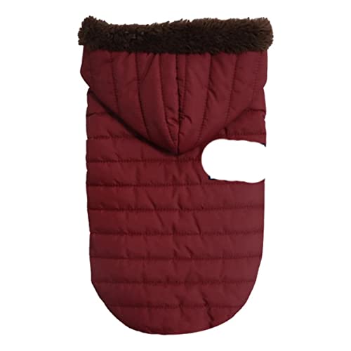 Winter Weihnachten Hundebekleidung Haustier Hund Daunenmantel Jacke Für Chihuahua Weiche Fellkapuze Cothing Für Kleine Mittlere Hundewelpen von MUPUKKR