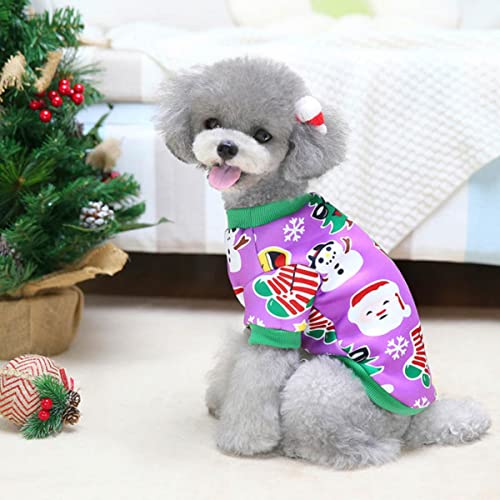 Winter Weihnachten Warm halten Hundekleidung Verdickte Zweibeinige Pullover Chihuahua Mops Haustier Hoodies Für Kleine Mittelgroße Hunde Welpen Outfit von MUPUKKR