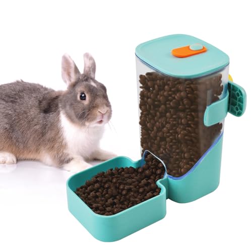 MUYG Automatischer Futterspender für Kaninchen, 1000 ml, zum Aufhängen, für Meerschweinchen, Meerschweinchen, automatischer Schwerkraft-Futterspender für Kaninchen, Chinchilla, Frettchen, von MUYG