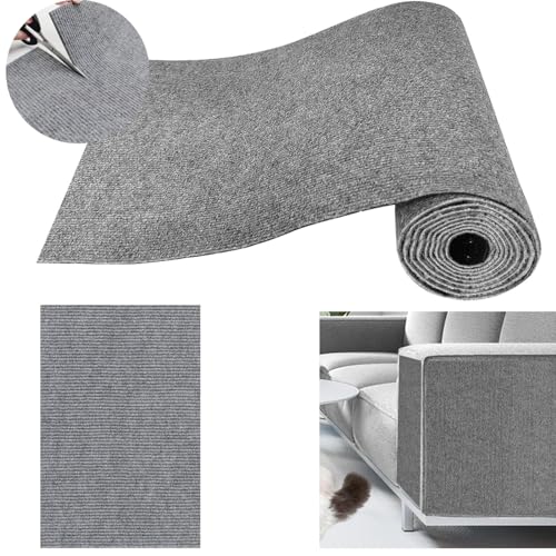 MUYYIKA Kratzmatte für Katzen, Selbstkleben Kratzpads Katze Sofa,Katzen Wand, Selbstklebend KratzschutzKratzteppich Ecke DIY Climbing Cat Scratcher Mat Trimmbarer Teppich Matte Pad von MUYYIKA