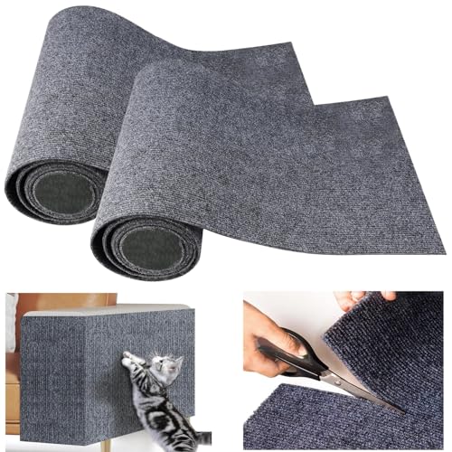 MUYYIKA Kratzmatte für Katzen, Selbstkleben Kratzpads Katze Sofa,Katzen Wand, Selbstklebend KratzschutzKratzteppich Ecke DIY Climbing Cat Scratcher Mat Trimmbarer Teppich Matte Pad von MUYYIKA