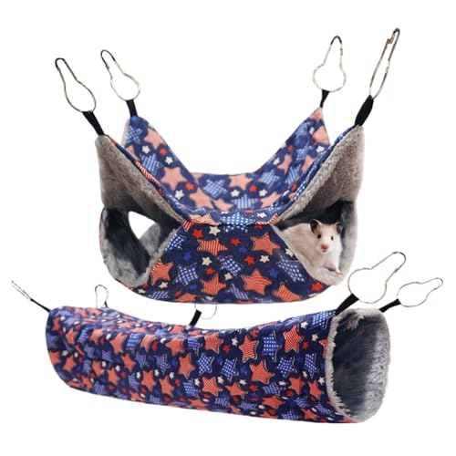 MWZBTG Chinchilla Hängematte | 2 Stück Schaukel Hängematte,Bequemes Schlafmöbel Für Kleine Tiere Schlafplatz Spielbereich Kletter Spielzeug MWZBTG Chinchilla Hängematte | 2 Stück Schaukel Hängematte,Bequemes Schlafmöbel Für Kleine Tiere Schlafplatz Spielbereich Kletter Spielzeug von MWZBTG