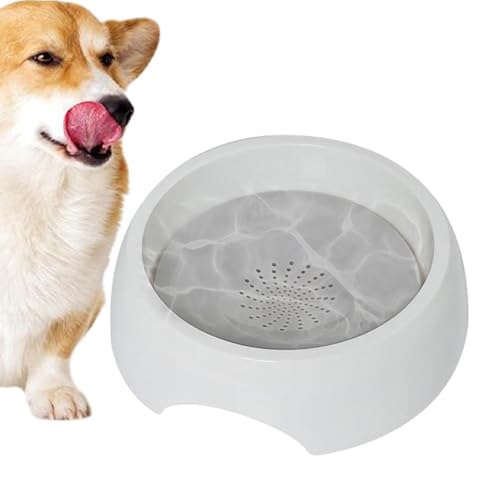 MWZBTG Pet Floating Water Dispenser, Spill Proof Dog Bowl - 1500 ml Haustier Slow Feeder,Grundlegende Hundeberüftungsschalen, Haustiervorräte, große Kapazität, No-Slip, für Hunde und Katzen von MWZBTG