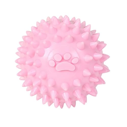 MXGRAPHIC Kauspielzeug for Hunde, interaktiver Gummiball for kleine und große Hunde, Zahnreinigung, unzerstörbarer Fußabdruckball, Haustierzubehör(7) von MXGRAPHIC