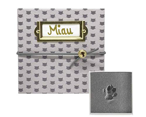 MY MAGIC FOOTPRINT Bezauberndes Katze Pfotenabdruck Set, Tatze Pet Imprint, Personalisierbares Geschenk, Liebevolles Geschenk, Einfache und Saubere Anwendung von MY MAGIC FOOTPRINT