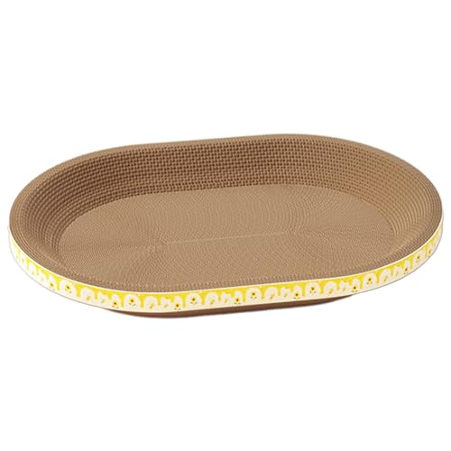 Cat Scratcher Bowl - Karton Kratzpad Pad Schüssel Katze Kratzmatte - Dicke Katze Scratcher Matte, Lounge Bett Sofa, Trainingsspielzeug, Möbelschutz von MYJIO