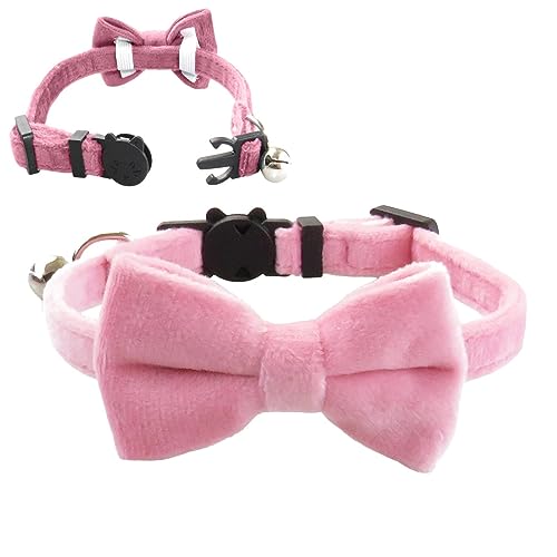 MYJIO Fliege Hundehalsband,Atmungsaktives, hautfreundliches Halsband mit Fliege - Haustier-Kopfbedeckung für den Innenbereich für Hochzeit, Zuhause, Spazierengehen, Reisen, Fotografie von MYJIO