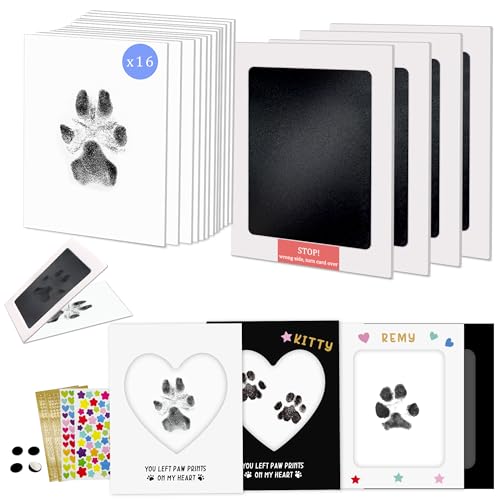 MYPAWLETS Pfotenabdruck-Set, saubere Berührung/tintenloses Stempelkissen für Hunde/Katzen, Pfotenabdruck-Stempelkissen für Hunde, Hundepfotenabdruck-Set, Andenken, Haustierpfotenabdruck-Set mit von MYPAWLETS