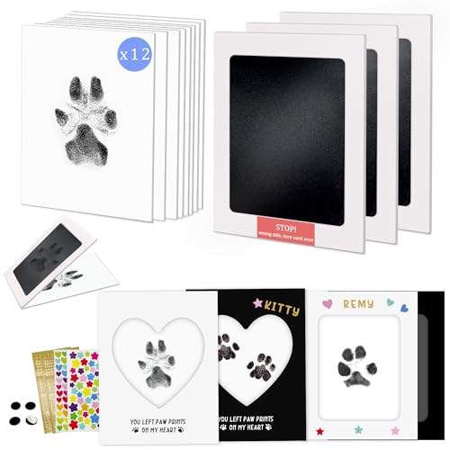 MYPAWLETS Pfotenabdruck-Set, saubere Berührung/tintenloses Stempelkissen für Hunde/Katzen, Pfotenabdruck-Stempelkissen für Hunde, Hundepfotenabdruck-Set, Andenken, Haustierpfotenabdruck-Set mit von MYPAWLETS