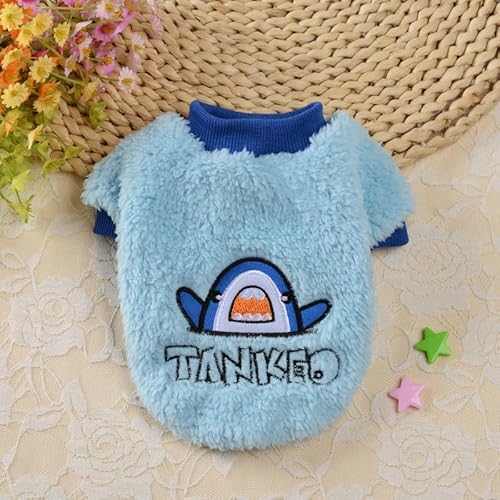 MYVZO Cartoon Kleidung Haustier Hoodie Hundekleidung Tier Shark Outfits Winter Dicker von MYVZO