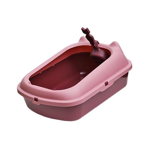 Katzentoilette Offene Katzentoilette, Katzentoilette, Katzentoilette, Katzentoilette mit hoher Seite, Katzentoilette, Katzentoilette,(Red) von MYXJX