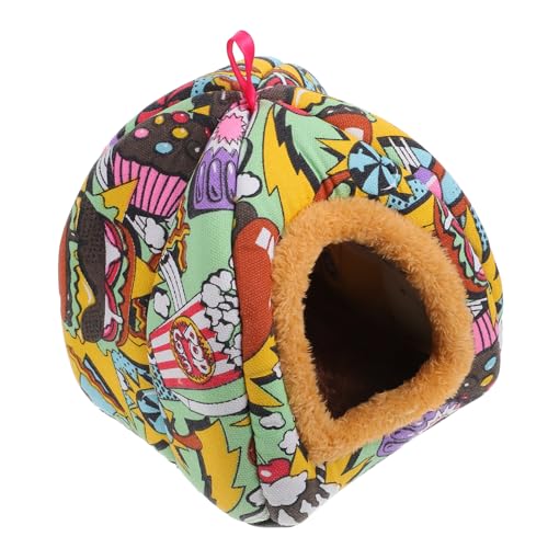 Nest für Kleintiere 1pc Kleine Haustier Nest Ratte Hängen Bett Winter Hamster Bett Igel Bett Haustier Vogel Hängematte Ratte Ha von MYXJX