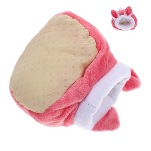 Nest für Kleintiere Hamster Warmes Bett Meerschweinchen Fleece Bett Hase Käfige Haustier Hamster Nest Hamster Schlafbett H von MYXJX