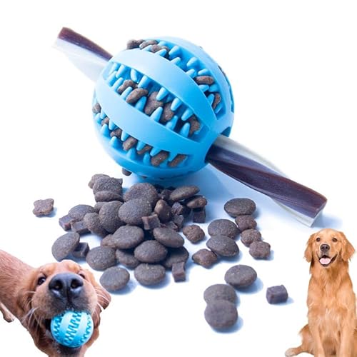 MZQSIY Futterball Für Hunde Hundespielzeug Intelligenz Ball，förderung des Kauens Bei Hunden, Vertreiben Sie Die Langeweile,Zähne Putzen，bälle Für Mittelgroße Bis Große Hunde.（groß 7cm/2.75in von MZQSIY