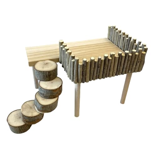 Kletterleiter aus Holz, praktisches Hamsterspielzeug, verdickte Unterhaltung, glatte Hamster-Landschaftsgestaltung, Haustierzubehör, Haustierkäfig, Kletterstruktur Kletterleiter aus Holz, praktisches Hamsterspielzeug, verdickte Unterhaltung, glatte Hamster-Landschaftsgestaltung, Haustierzubehör, Haustierkäfig, Kletterstruktur von MZRAN
