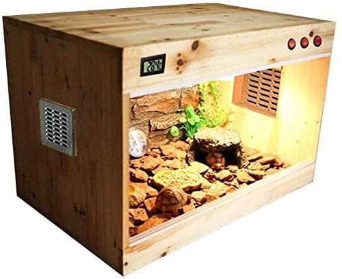 Großes Reptilien-Terrarium, Amphibientank, Upgrade-Isolierbox, Vivarium-Zucht-Uhrtank – Amphibien-Reptilienkäfig, Eidechse, Schildkröte, Schlangenbox, Glasbox, von MaGiLL