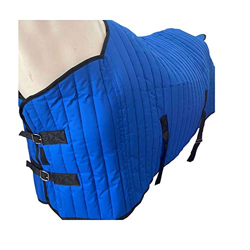 MaJu Wasserdichter Pferdeteppich Atmungsaktiv Und Warm Ohne Hals, Blau(Size:135cm) von MaJu