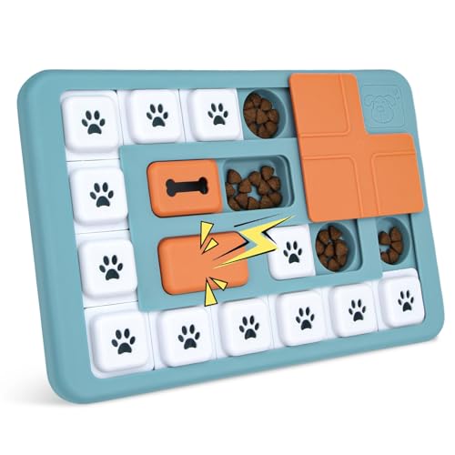 Macco Hunde-Puzzle-Spielzeug für intelligente Hunde, interaktives Leckerli-Puzzle für große, mittelgroße und kleine Rassen, Hundeanreicherungsspielzeug für geistige Stimulation, Gehirnspiele, von Macco