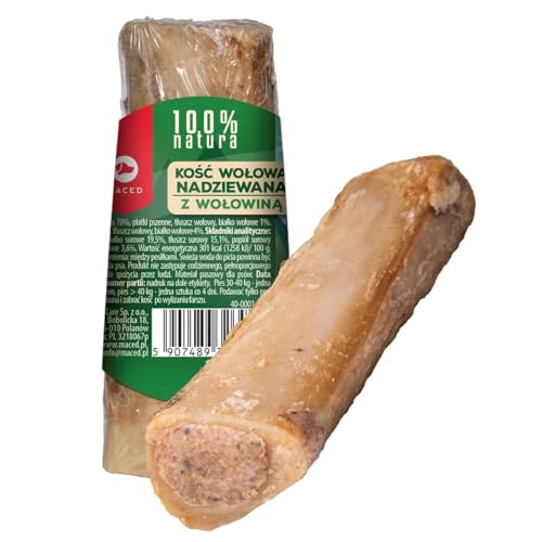 Maced Beißring für Hunde Pork Spaghetti Rindfleisch, 150 g von Maced