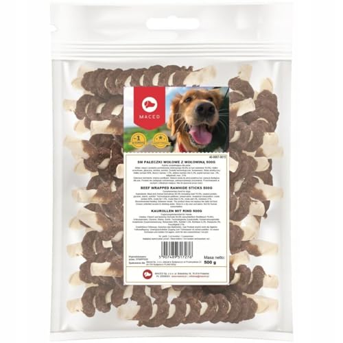 Maced Snack für Hunde, Rind, Ente, 500 g von Maced