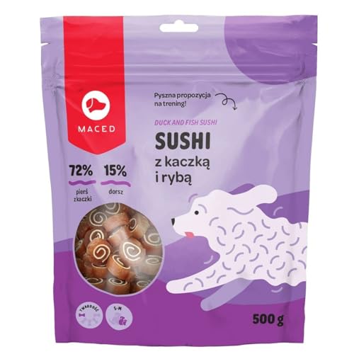 Maced Snack für Hunde Fisch Ente 500 g von Maced