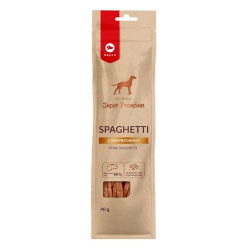 Maced Snack für Hunde Schweinefleisch 40 g von Maced