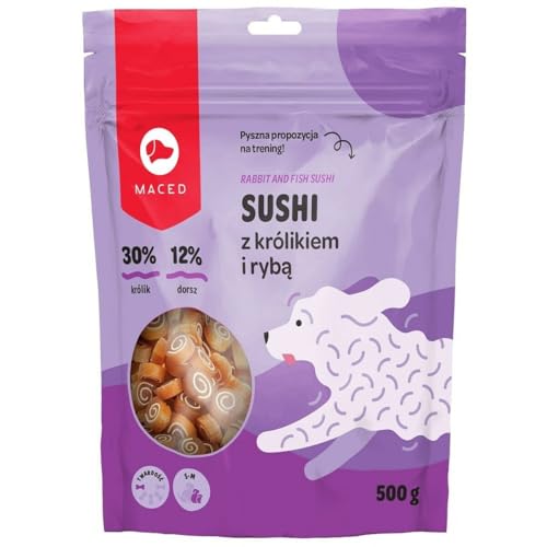 Maced Sushi-Kaninchen und Fisch 500g von Maced