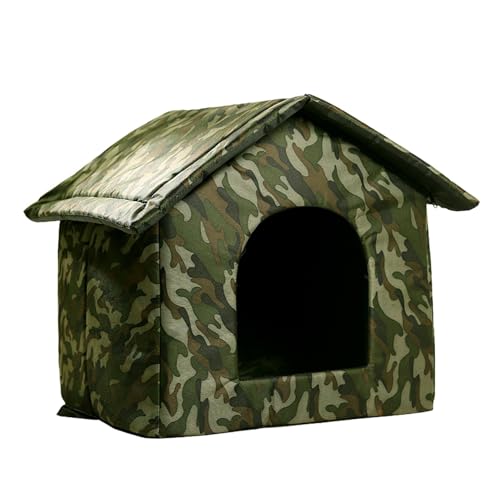 Haustier Outdoor Haus, Wasserdichtes Katzenhaus Hundehaus Haustier Outdoor Katzenhaus Outdoor Regendicht Hundehaus Katzenhaus Outdoor Katzenhaus - Isolierte Hundehütte, Hundehütte | Wasserdichte von Maciun