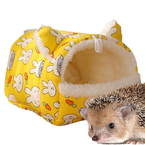 Maciun Guinea Betthöhle, Hamsterhaus Nest Schlafhöhle Bett, Weiches Hamster Baumwollnest, Haustier Winterhaus Warmnest für Igel, Frettchen, Kaninchen, Rennmäuse von Maciun