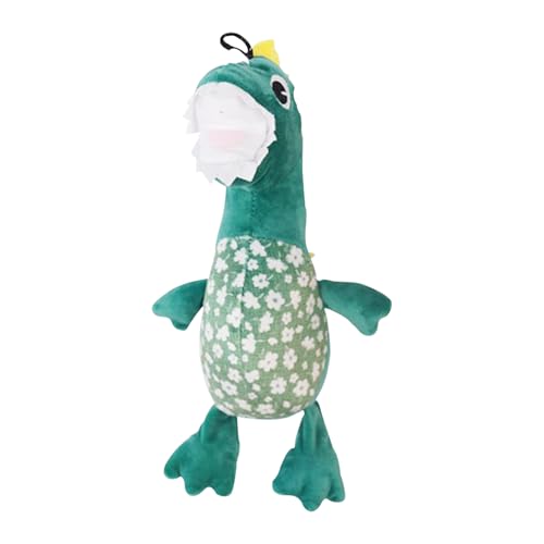 Hundespielzeug für Aggressive Kauer, Plüsch-Dinosaurier-Spielzeug für Hunde, interaktive Plüschpuppe, unzerstörbares Haustierzubehör für Training, Zahnung, Reinigung, stimulierend, beruhigend Hundespielzeug für Aggressive Kauer, Plüsch-Dinosaurier-Spielzeug für Hunde, interaktive Plüschpuppe, unzerstörbares Haustierzubehör für Training, Zahnung, Reinigung, stimulierend, beruhigend von Maciun