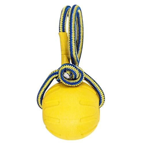 Jollyball für Hunde – Trainings-Kauball mit Griff, unzerstörbar, interaktives Welpenspielzeug, Haustierzubehör, Zahnknoten für Aggressive Kauer Jollyball für Hunde – Trainings-Kauball mit Griff, unzerstörbar, interaktives Welpenspielzeug, Haustierzubehör, Zahnknoten für Aggressive Kauer von Maciun