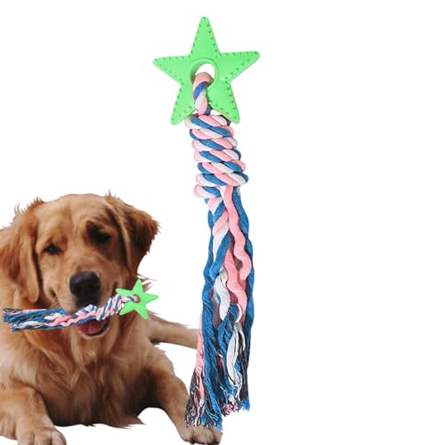 Maciun Pet Rope Toy | Puppy Tething Chew Toy | Portable Dog Interactive Tething Rope Chewing Toy for Small Cat Medium Puppy Dog von Maciun