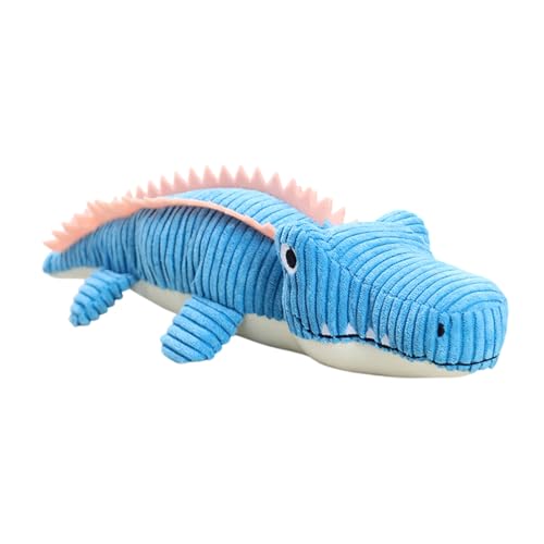 Plüschspielzeug für Hunde – Plüsch-Hundespielzeug für Aggressive Kauer, niedliches Krokodil-Haustierzubehör, Zahnen, bissfest, Stofftier, um sie zu beschäftigen Plüschspielzeug für Hunde – Plüsch-Hundespielzeug für Aggressive Kauer, niedliches Krokodil-Haustierzubehör, Zahnen, bissfest, Stofftier, um sie zu beschäftigen von Maciun