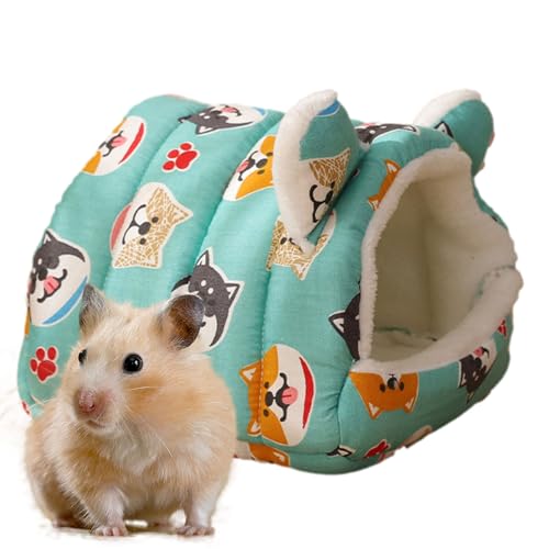 Maciun Warmes Haustier-Hamsternest – Hamster-Schlafnest – weiches Kleintier-gemütliches Hausbett, Käfigzubehör für Frettchen, Kaninchen, Gerbi von Maciun