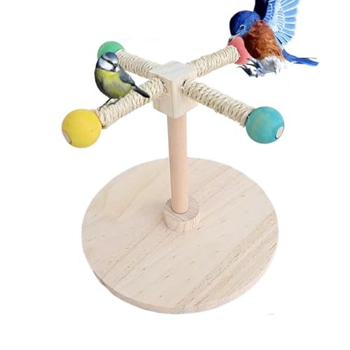 Vogel-Sitzstange, Tischplatte, Nymphensittiche, Kletterzweig, Spielzeug, interaktive -Stöcke, Holzsittiche, Kletterzweige für Wellensittiche Vogel-Sitzstange, Tischplatte, Nymphensittiche, Kletterzweig, Spielzeug, interaktive -Stöcke, Holzsittiche, Kletterzweige für Wellensittiche von Maciun