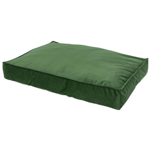 Madison Bett Produkte Velours Lounge Cushion Green L von Madison