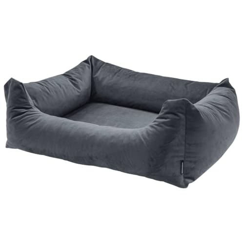 Madison Velours Dog Bed Grey L von Madison