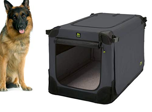 Maelson Soft Kennel Hundebox - Anthrazit - 105 x 72 x 81 cm von Maelson