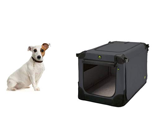 Maelson Soft Kennel Hundebox - Anthrazit - 62 x 41 x 41 cm von Maelson