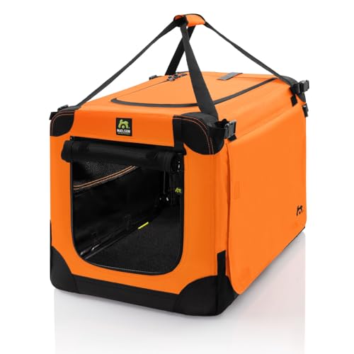 Maelson Soft Kennel Neon-Orange, 52 cm - Faltbare Hunde-Transportbox von Maelson