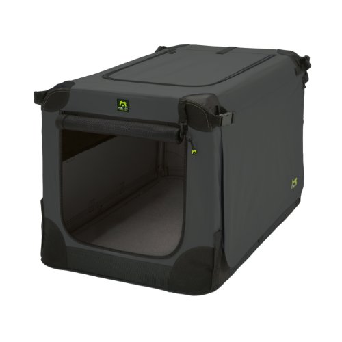 Maelson Soft Kennel faltbare Hundebox -anthrazit - XXL 120 - (120 x 77 x 86 cm) von Maelson