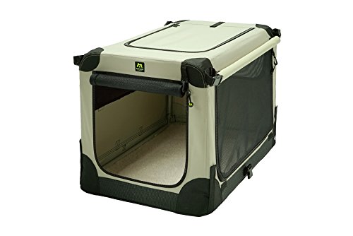 Maelson Soft Kennel faltbare Hundebox -beige - L 92 - (92 x 64 x 64 cm) von Maelson