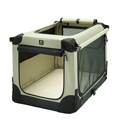 Maelson Soft Kennel faltbare Hundebox -beige - XL 105 - (105 x 72 x 81 cm) von Maelson