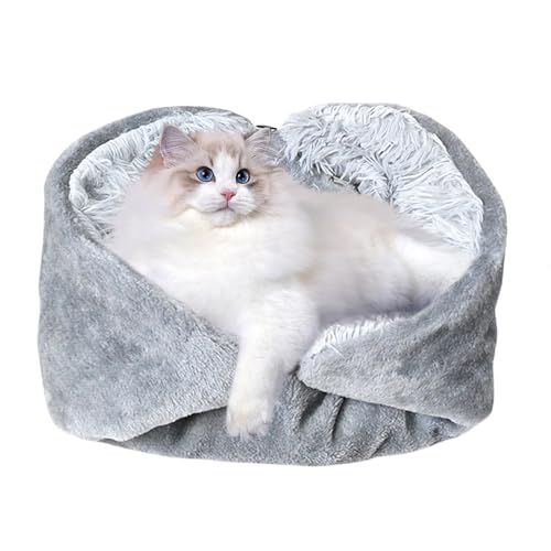 Mafagwre Katzendecke, Katzenbett Waschbar Katzen Bettchen, 2-in-1-Plüsch-Katzendecke, Flauschige Warm Katzenbett Katzendecke, Katzenbetten Für Kätzchen, Welpen, Katzen (S) von Mafagwre