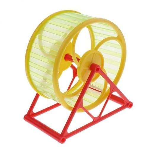 MagiDeal 2X Hamsterlaufrad Hamsterrad Hamsterrolle Kleintier Laufrad Hamster Spielzeug, Ø 12,5 cm von MagiDeal