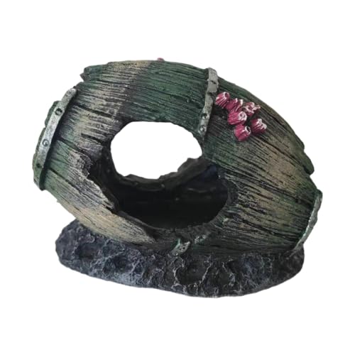 MagiDeal Aquarium Dekor Aquarium Ornament Versteck Reptilien Dekor Betta Hideout Rock Cave Haus Fisch Tank Dekorationen Hideaway Cave, M von MagiDeal