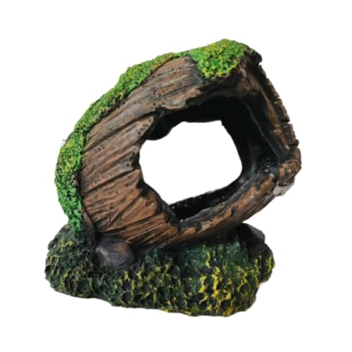 MagiDeal Aquarium Dekor Aquarium Ornament Versteck Reptilien Dekor Betta Hideout Rock Cave Haus Fisch Tank Dekorationen Hideaway Cave, S von MagiDeal