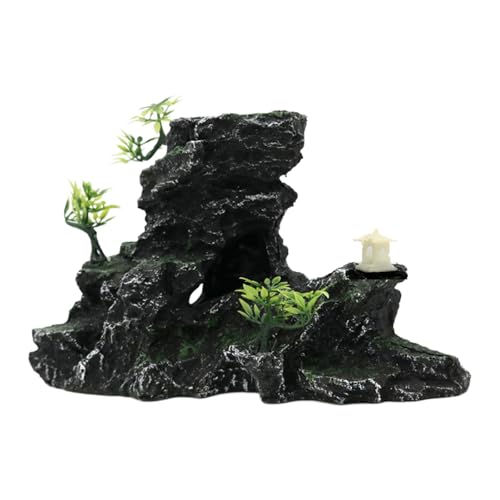 MagiDeal Aquarium Dekoriert Rock Aquarium Dekor Harz Ornament Tank Ornamente von MagiDeal